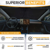 Windscreen Sunshade For Model 3 - TESDADDY